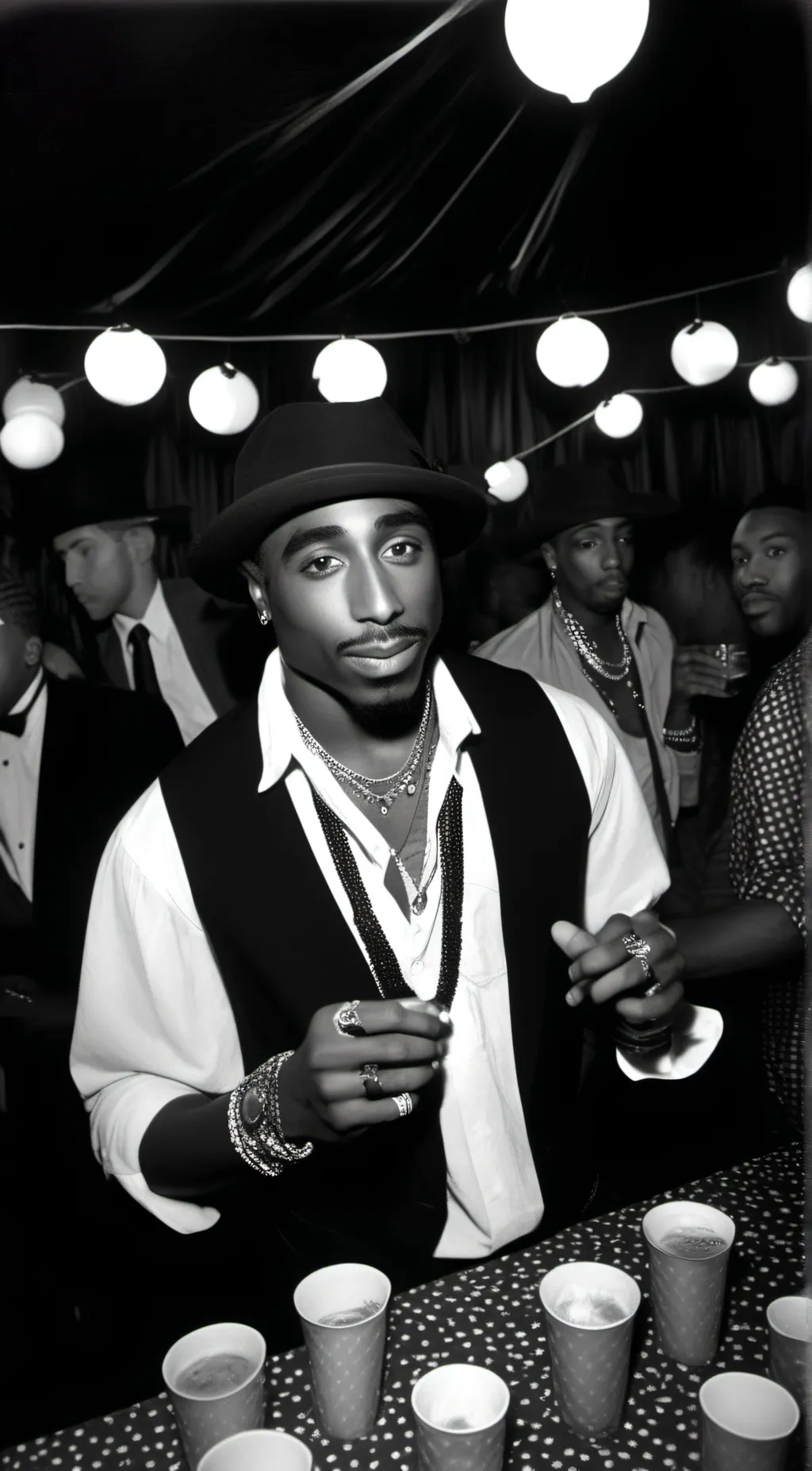 ai character: Tupac background