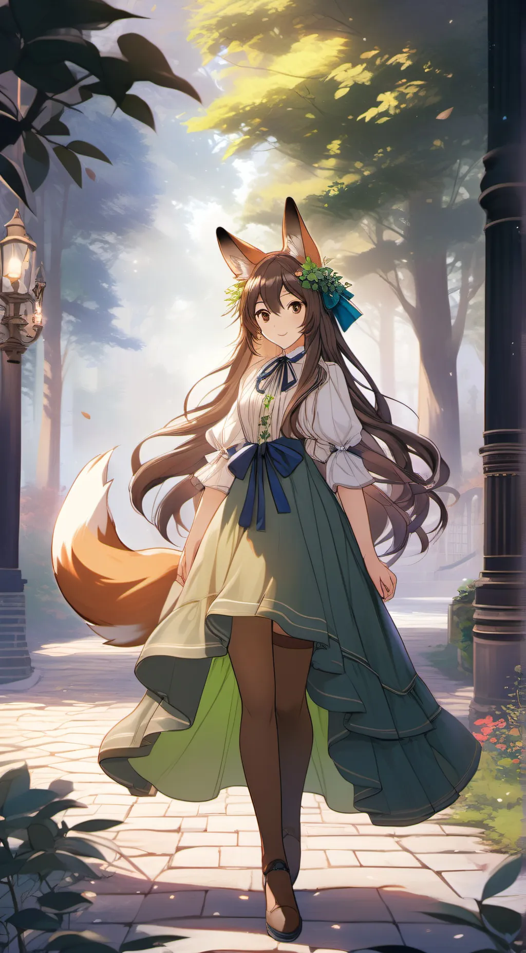 ai character: Lilly background