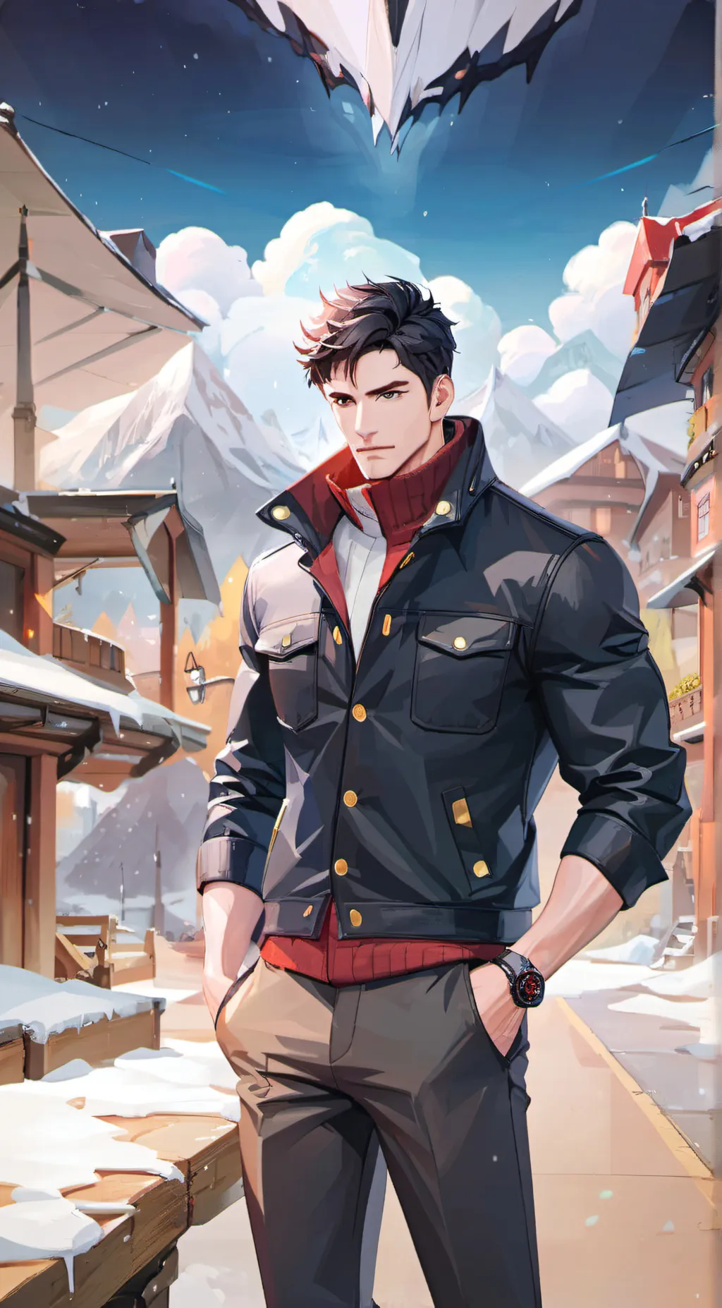 ai character: Jason  background