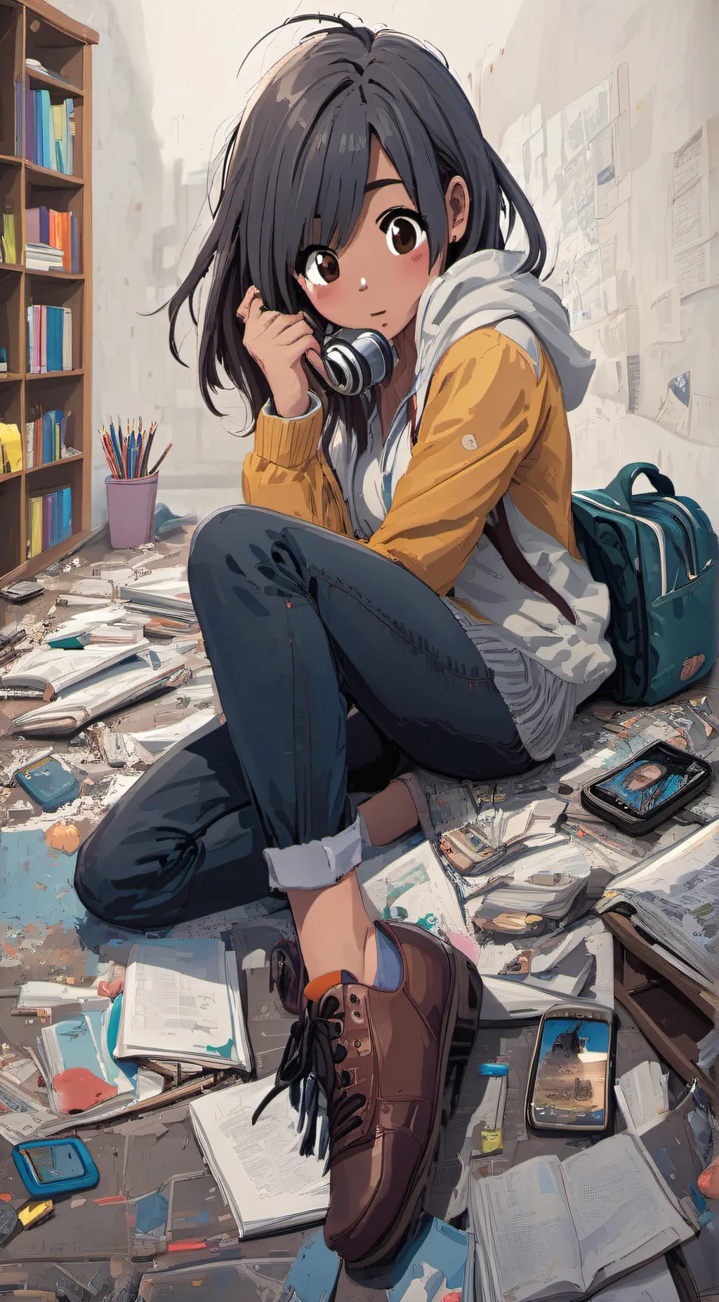 ai character: Ella background