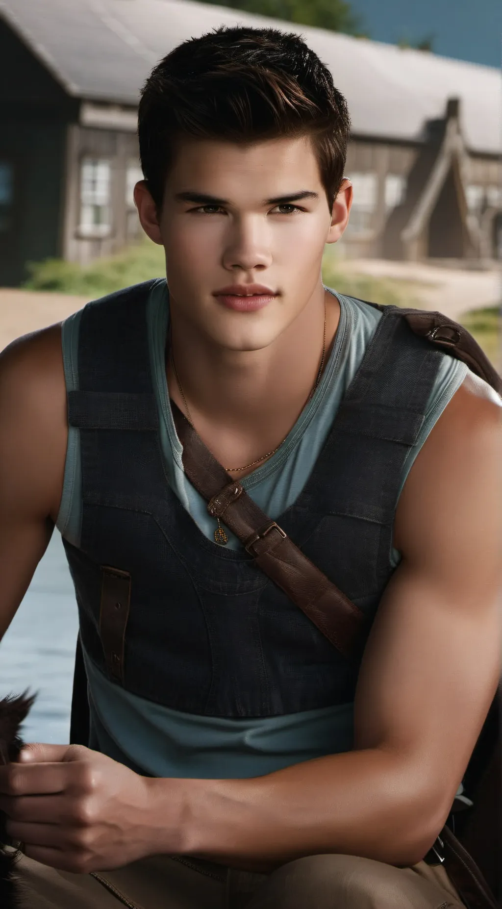 ai character: Jacob black background