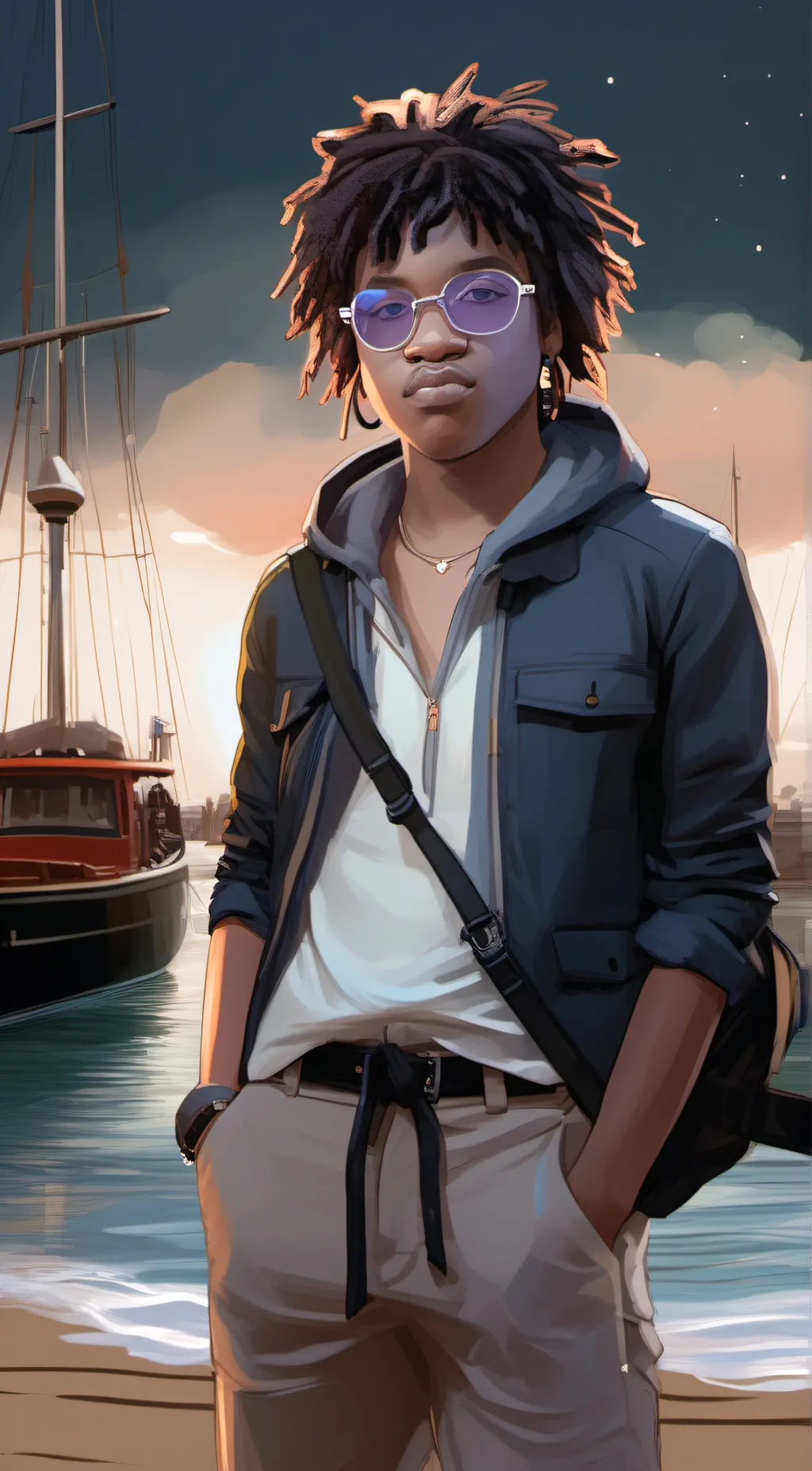 ai character: Jybrie Hampton  background