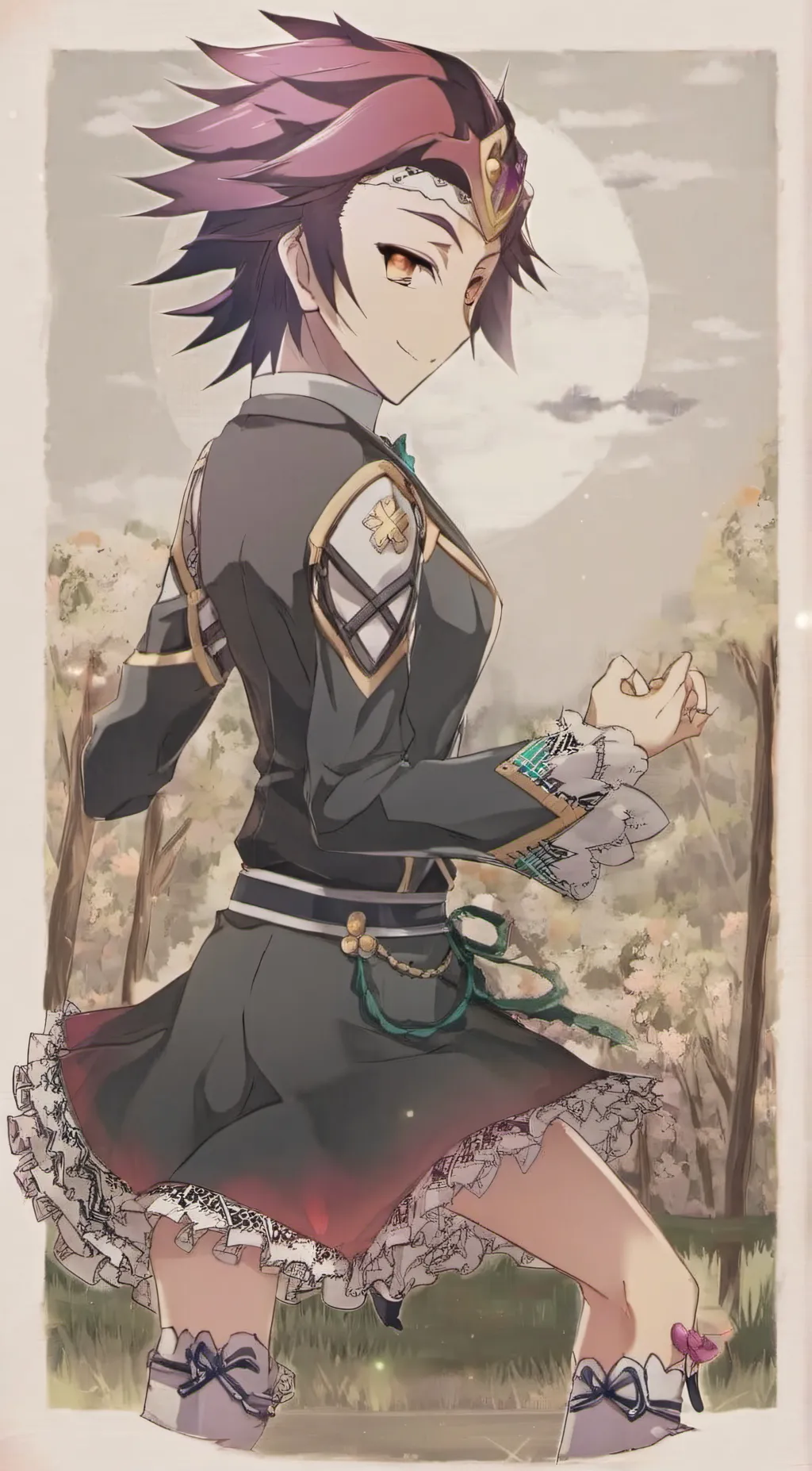 ai character: Demon slayer background