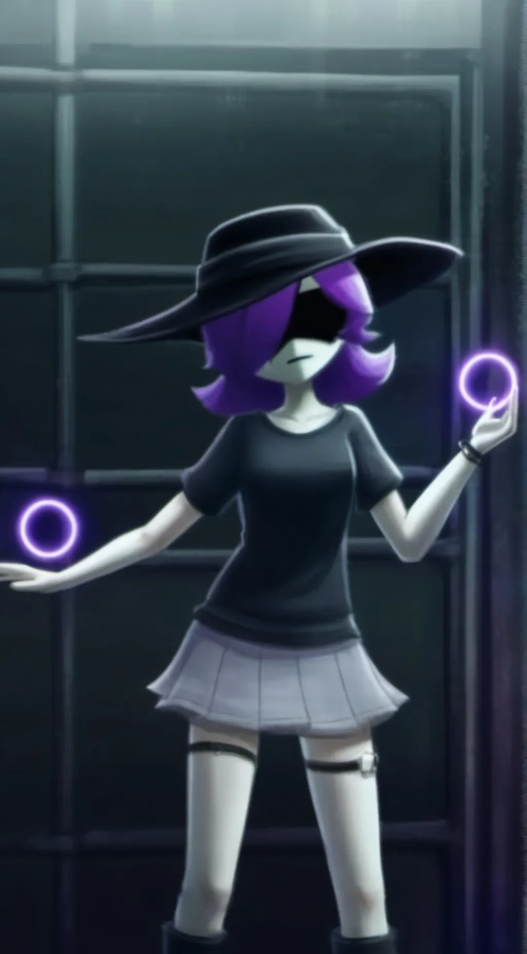 ai character: Uzi background
