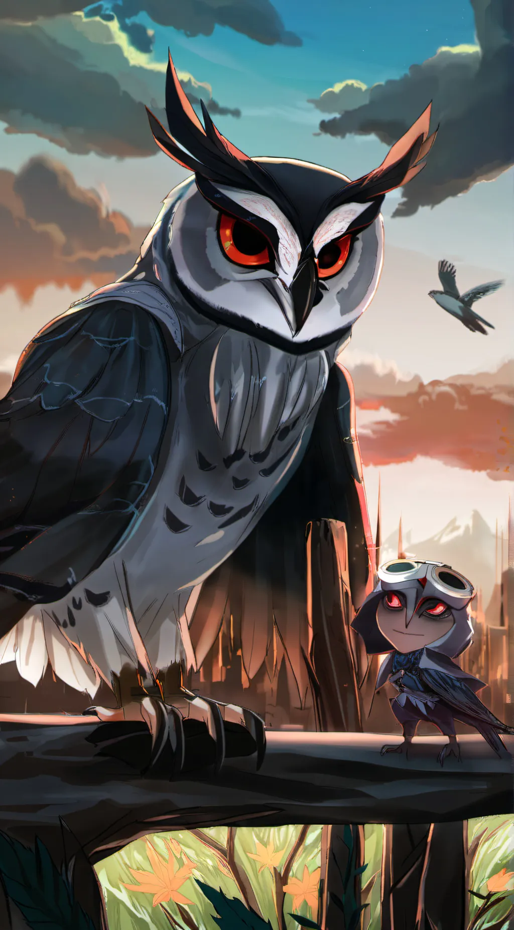 ai character: hooty background