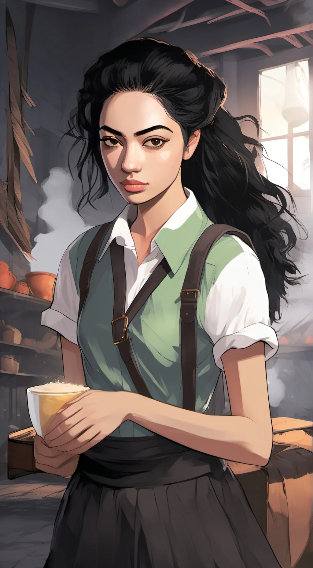 ai character: Ella background