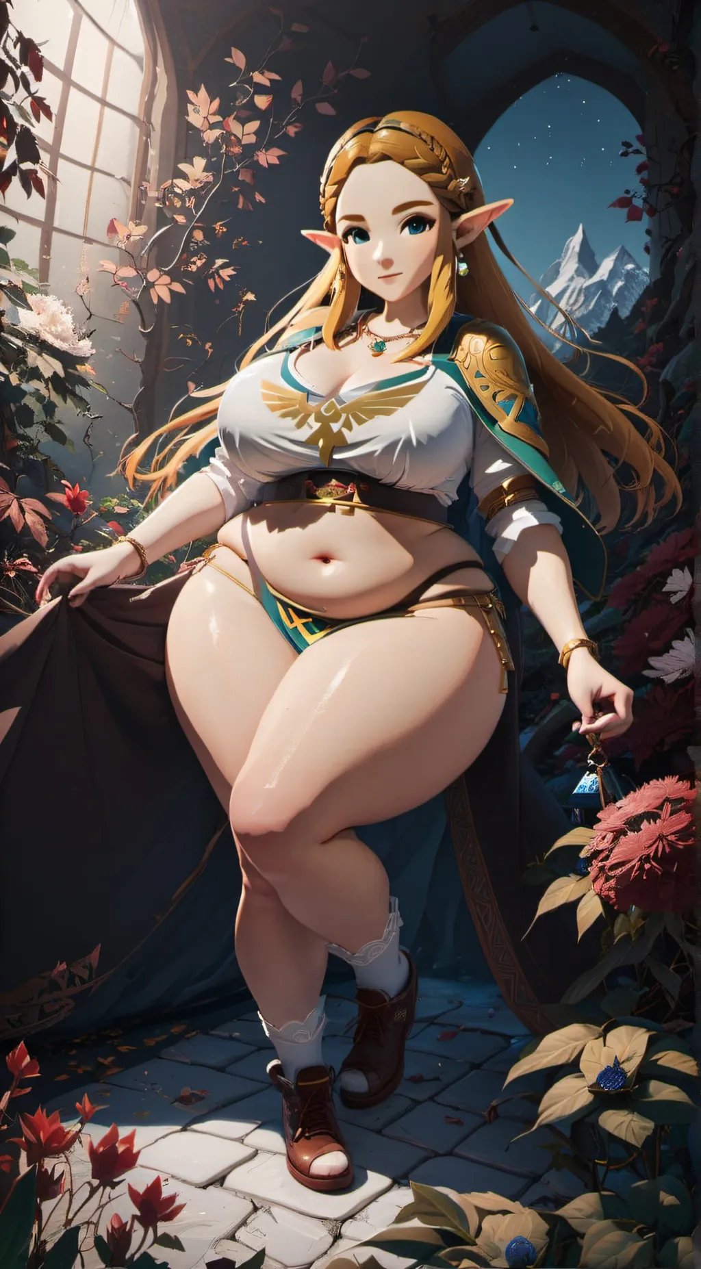 ai character: Zelda background