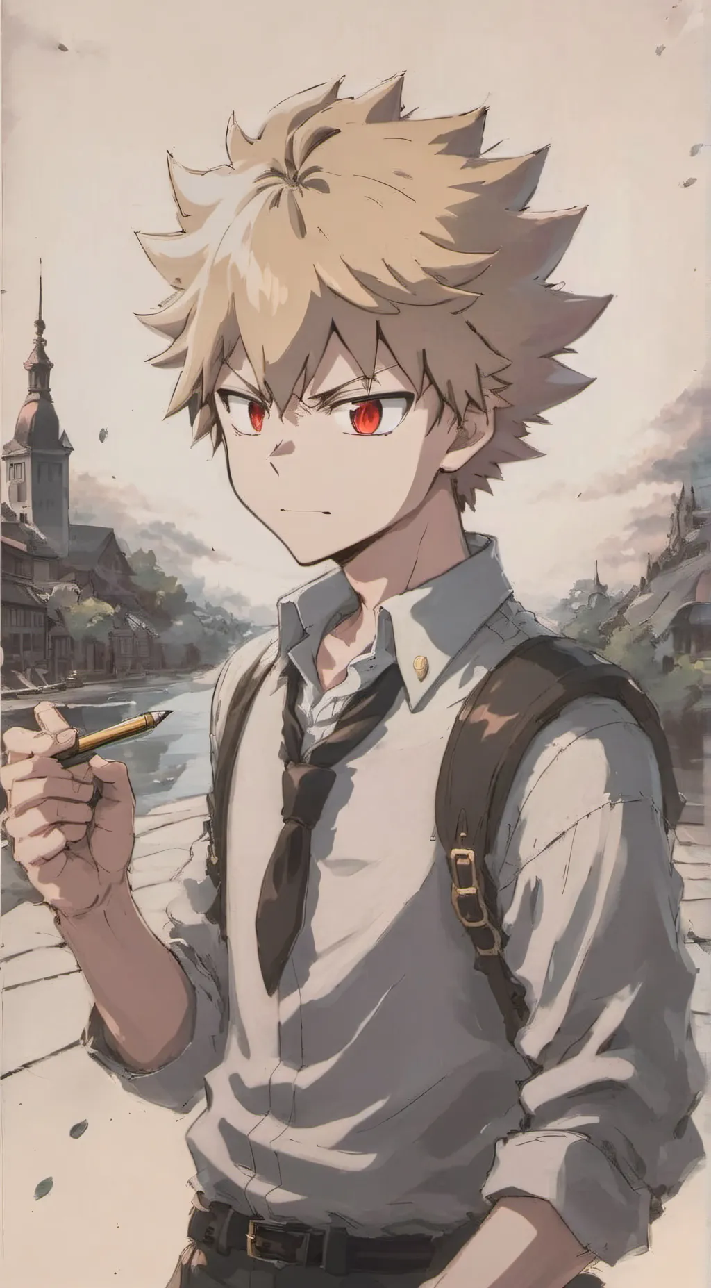 ai character: Bakugo background