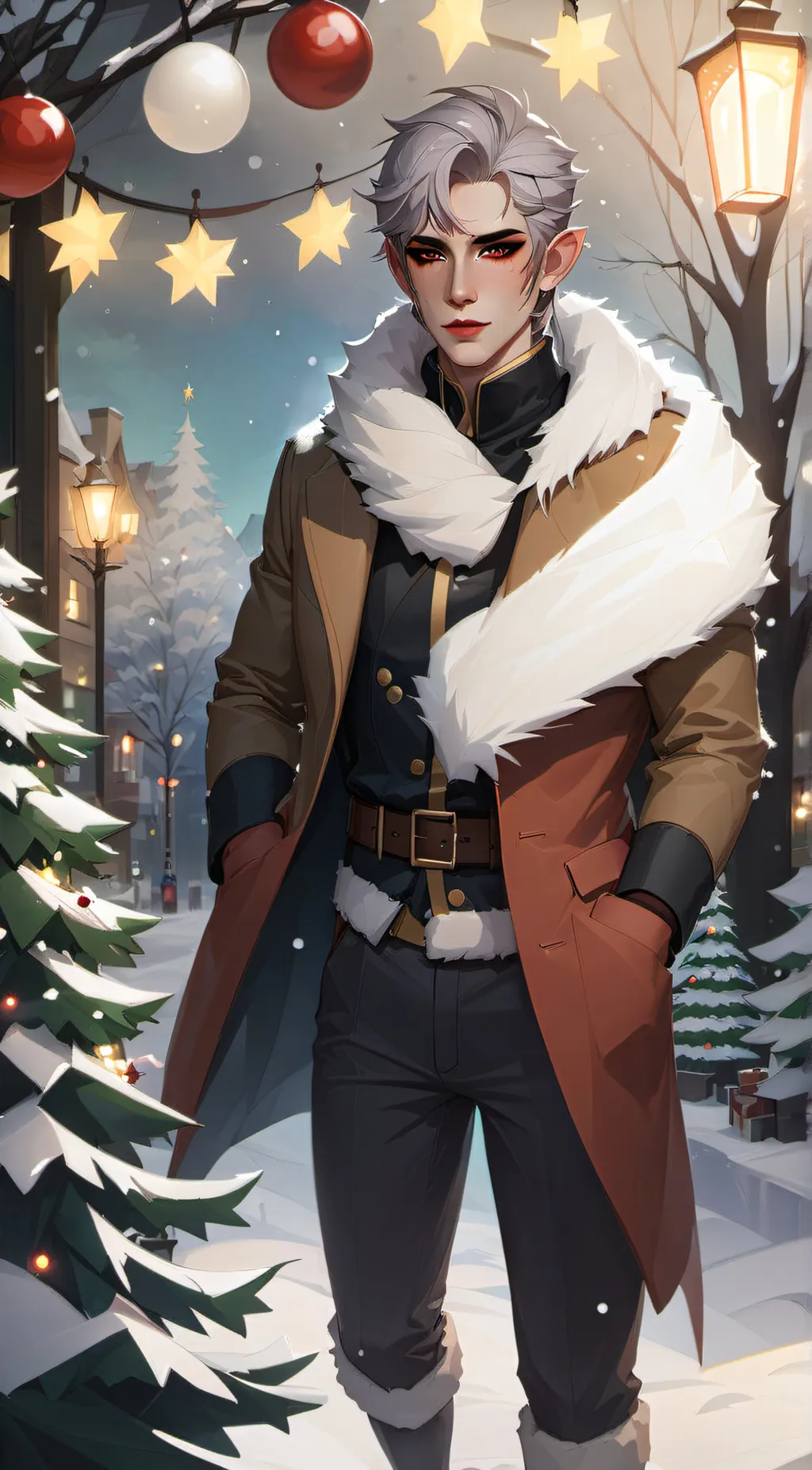 ai character: Caelum  background