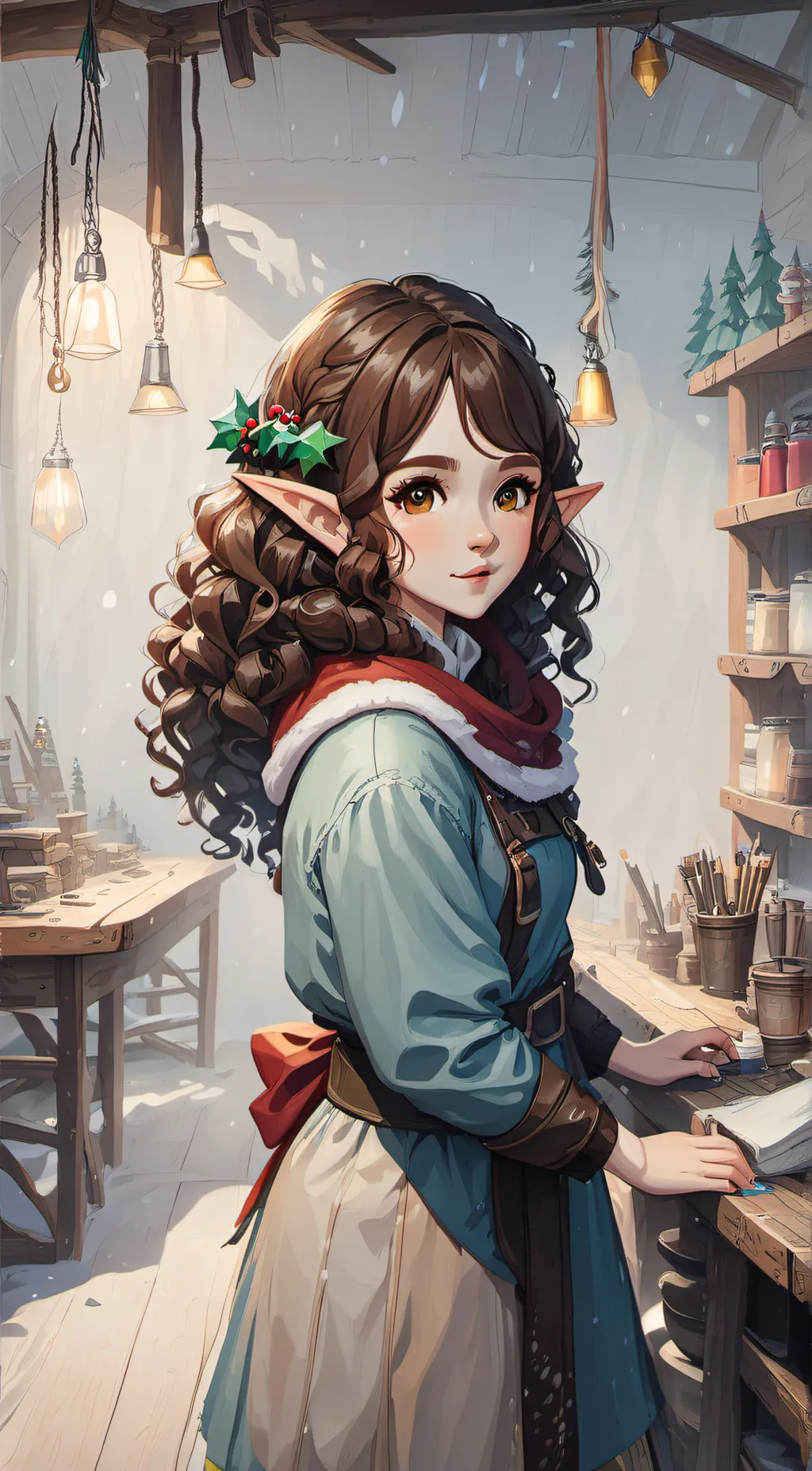 ai character: Elvina background