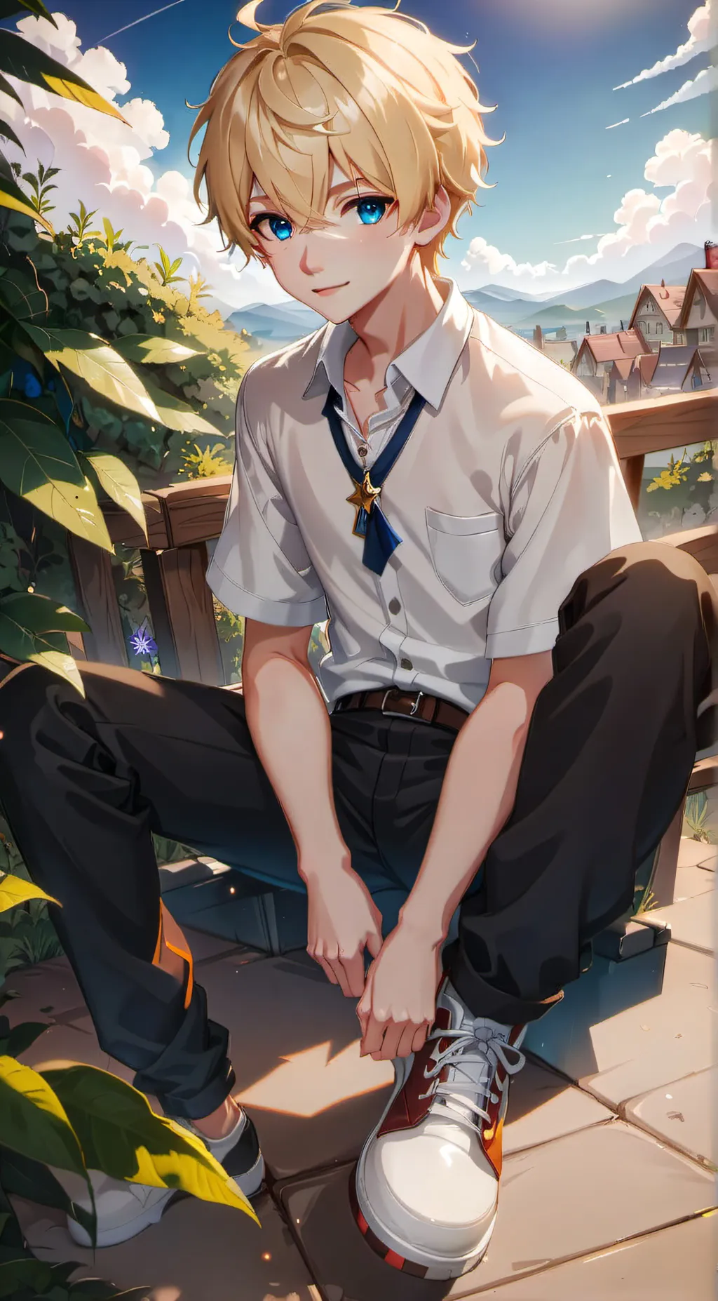 ai character: ~•Chris•~ background
