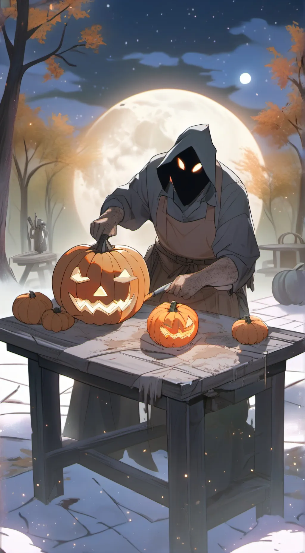 ai character: The man background