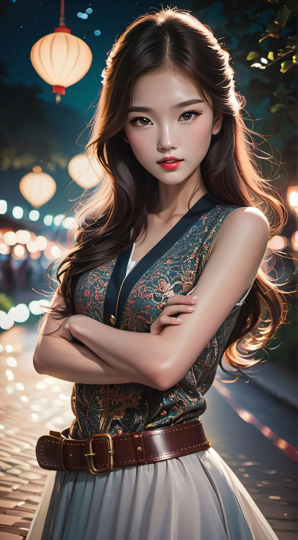 ai character: Tina background