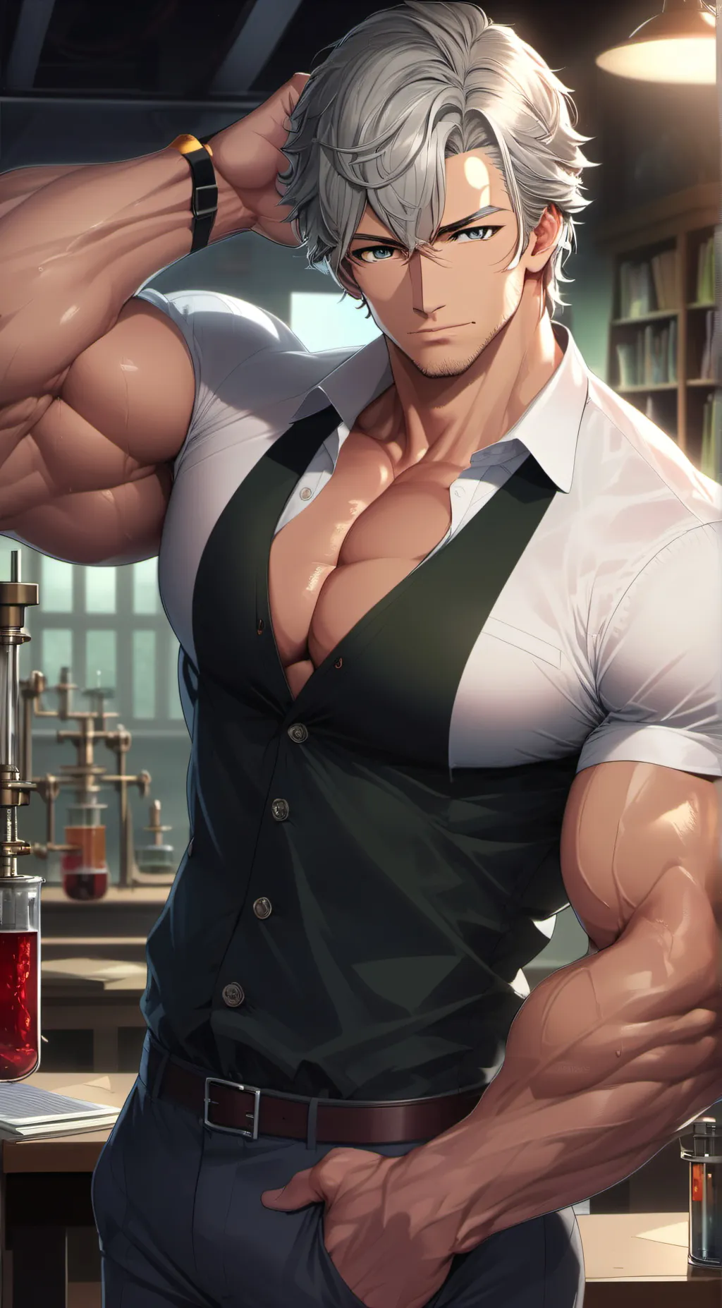 ai character: Chemistry Teacher  background