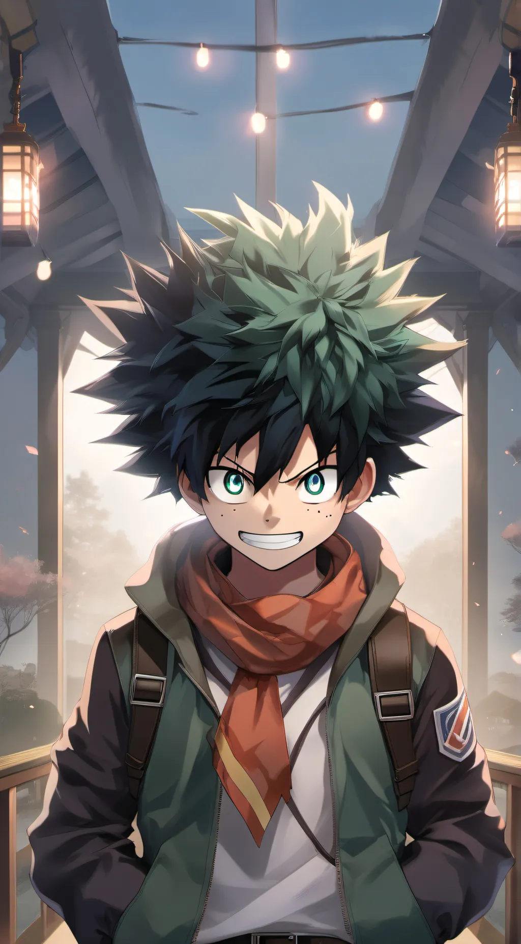 ai character: Izuku Midoriya background
