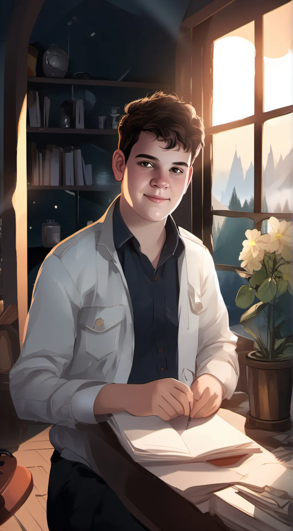 ai character: Tobie Donovan background