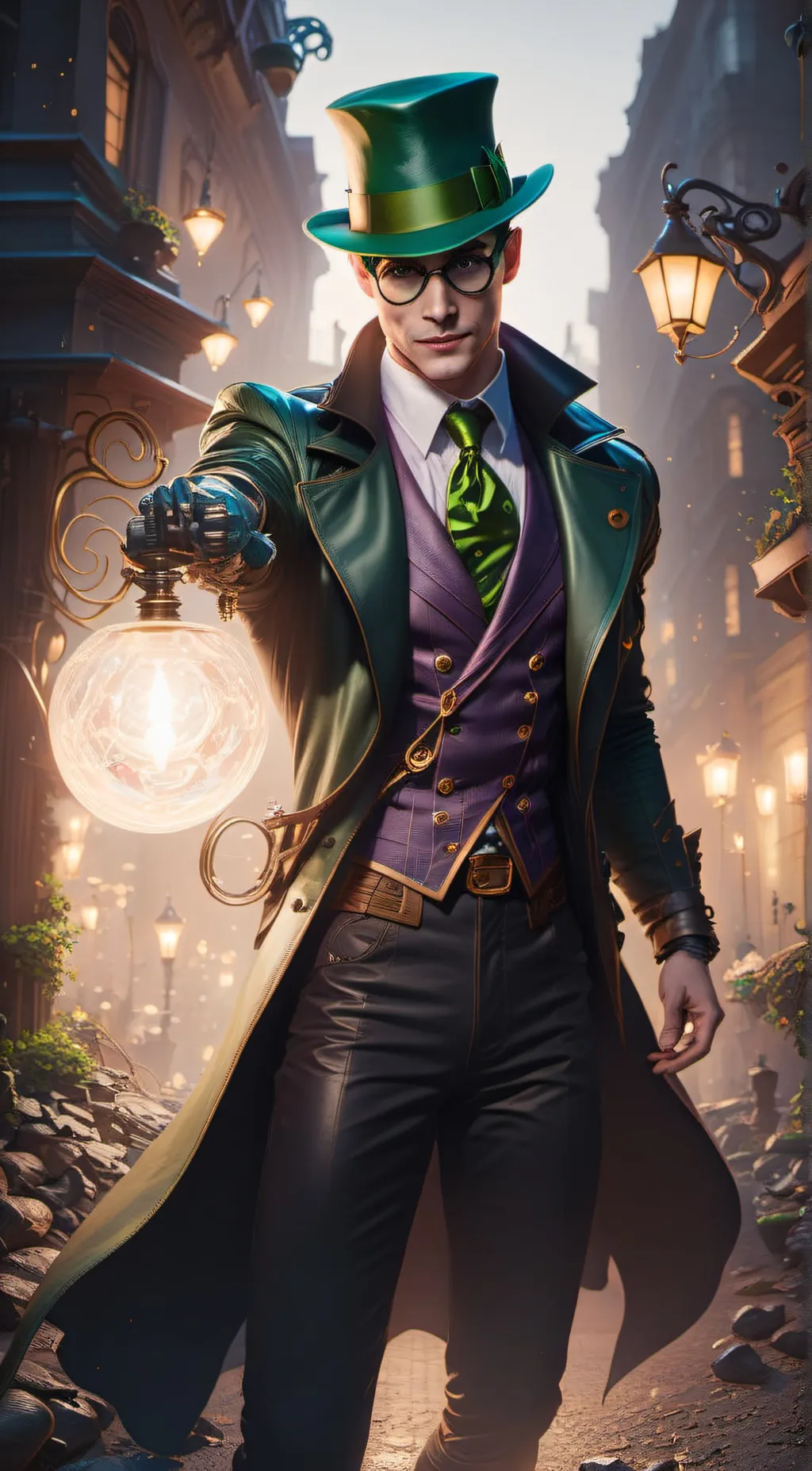 ai character: The riddler background
