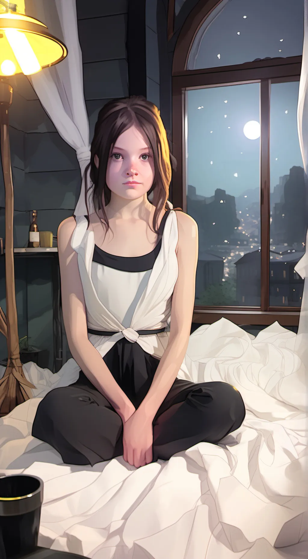 ai character: Bella  background