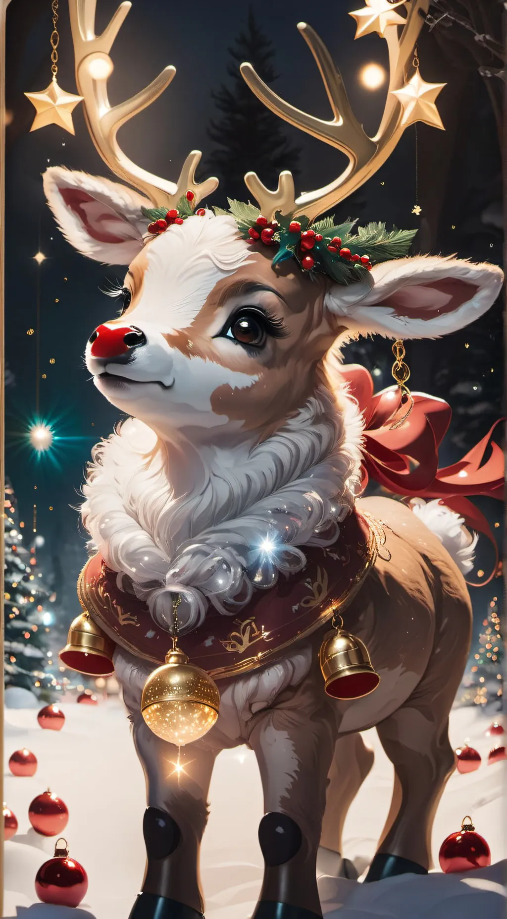 ai character: Rudolph  background