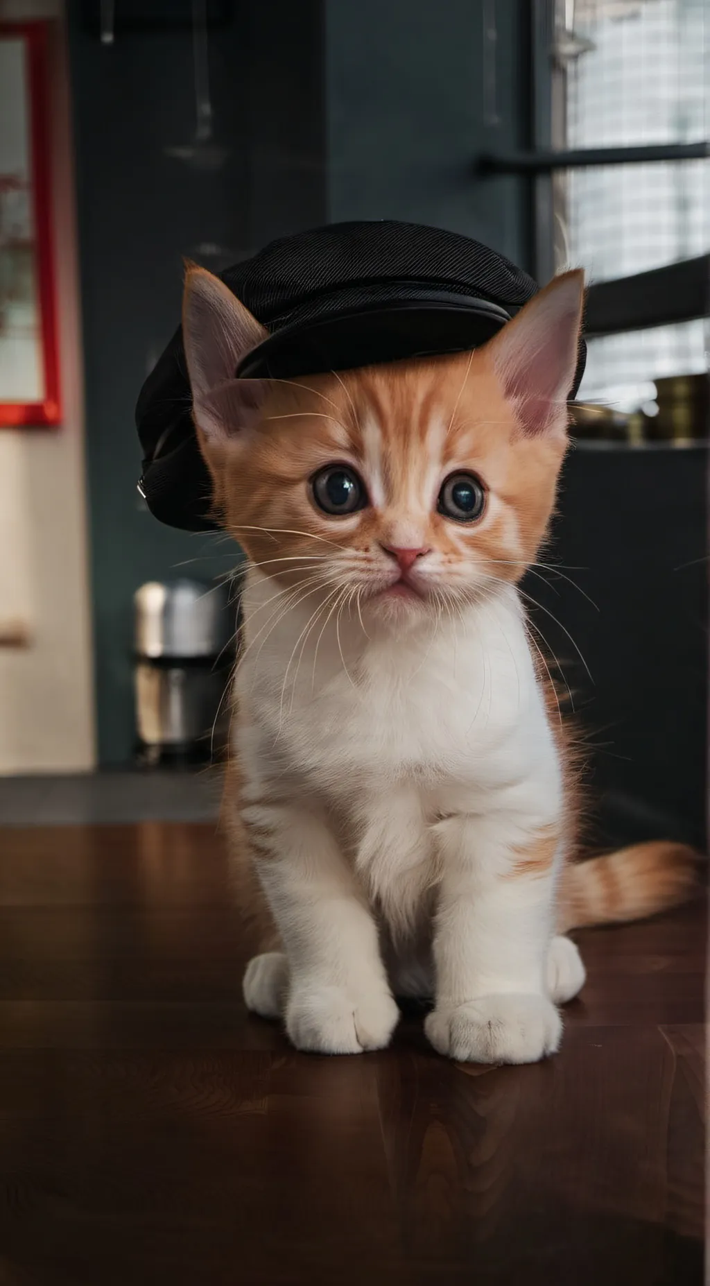 ai character: cat meow background