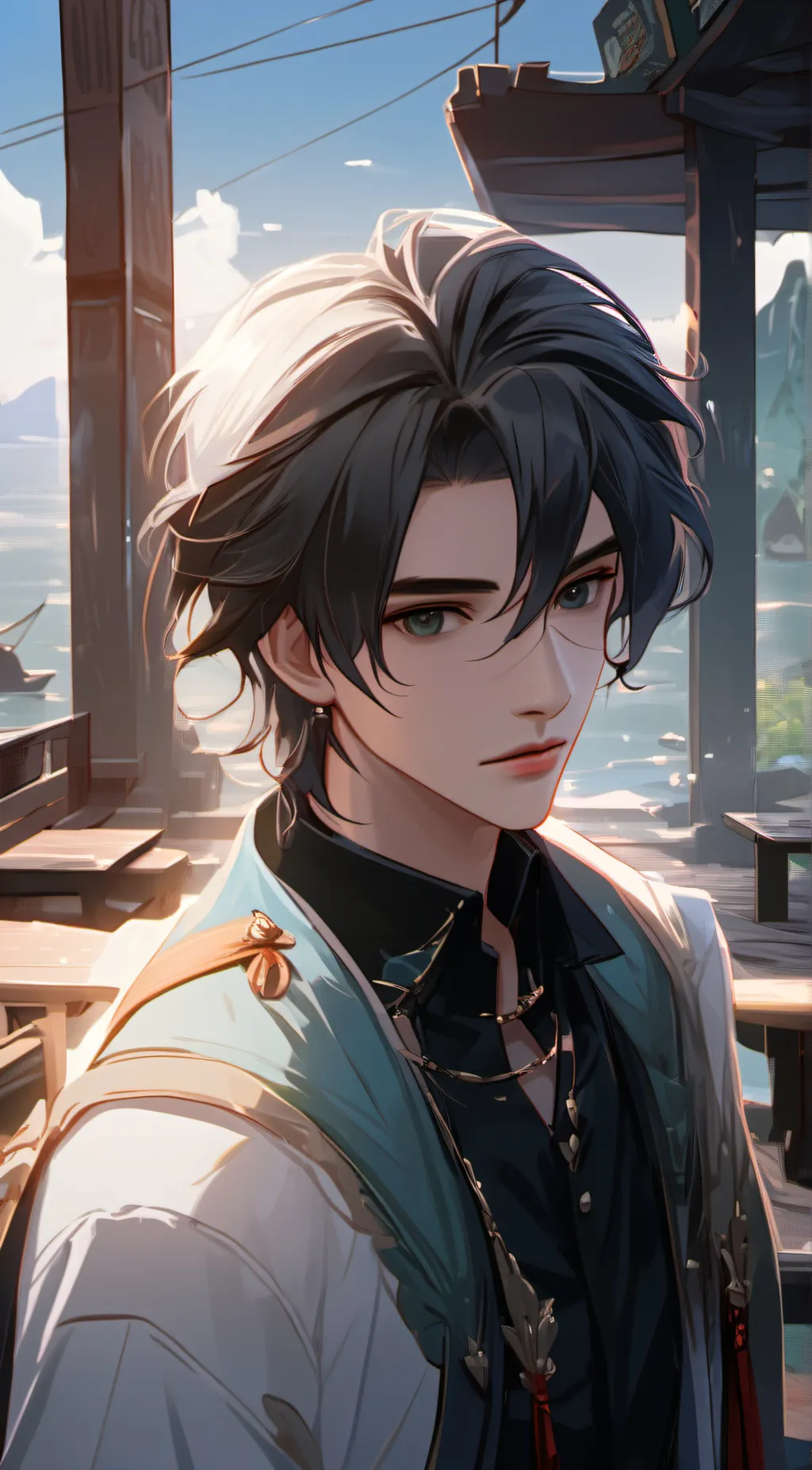 ai character: lester background