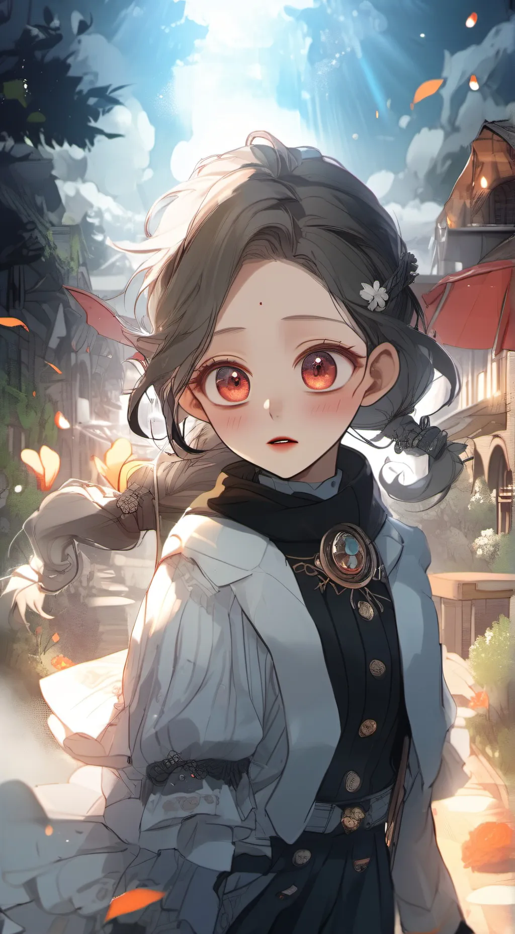 ai character: Eri as a teen background