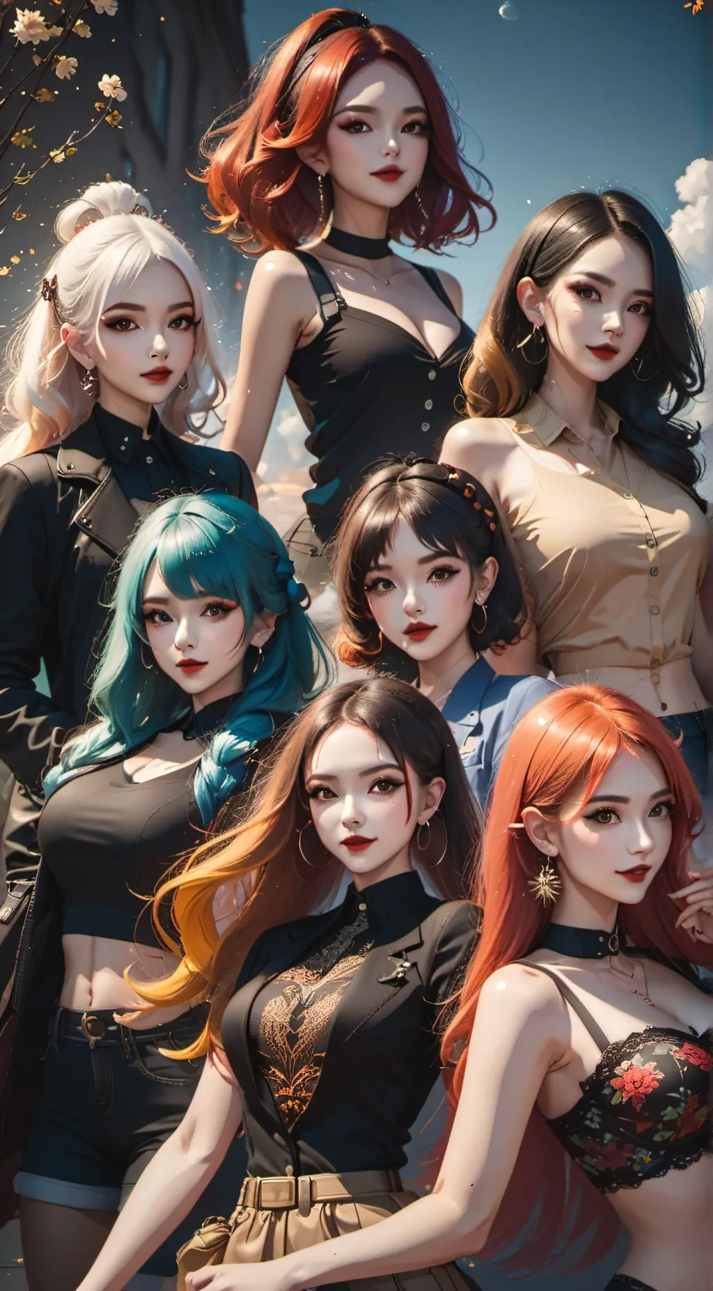 ai character: Harem World background