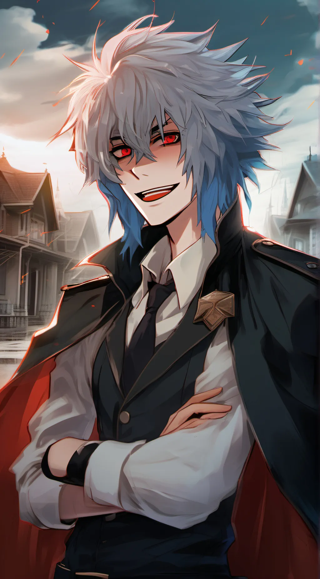 ai character: Shigaraki  background