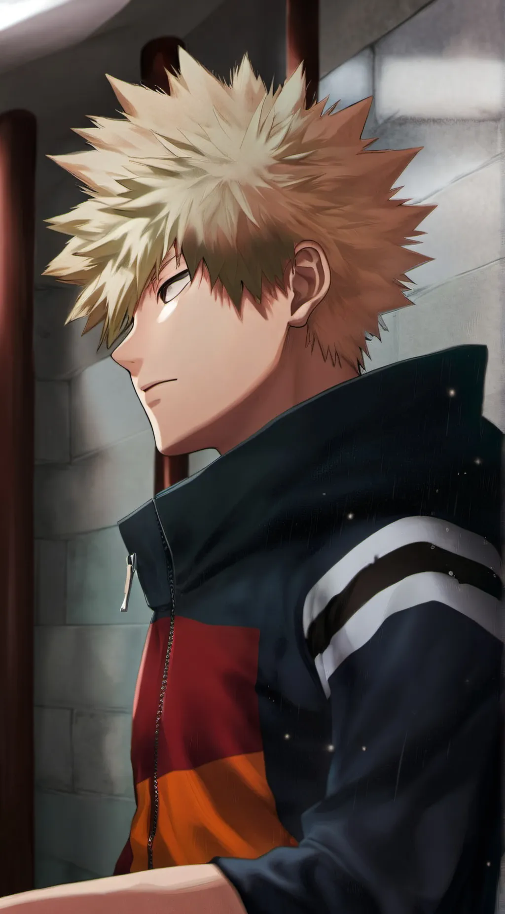 ai character: katsuki bakugo  background