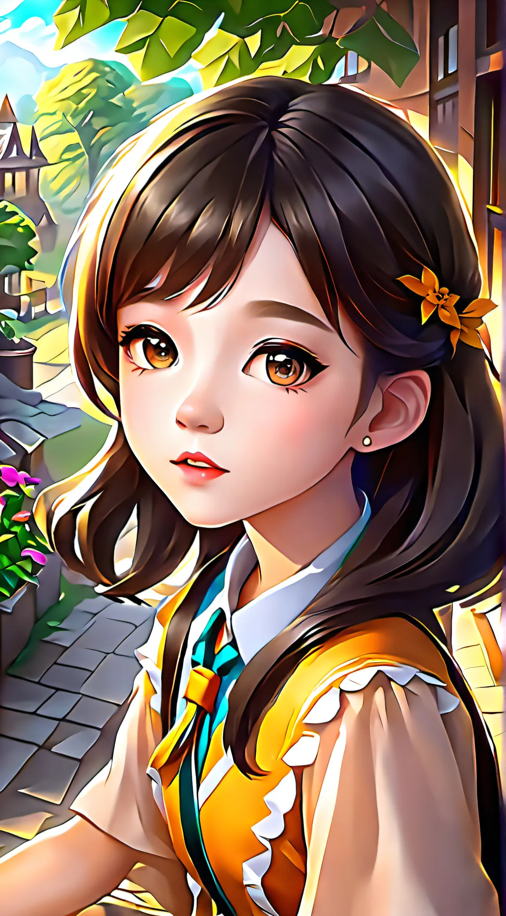 ai character: leah background