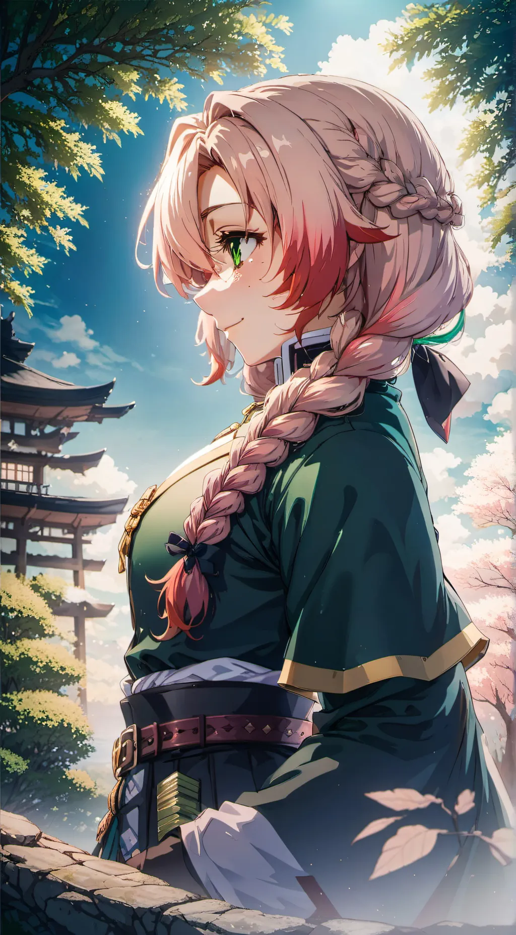 ai character: Mitsuri background