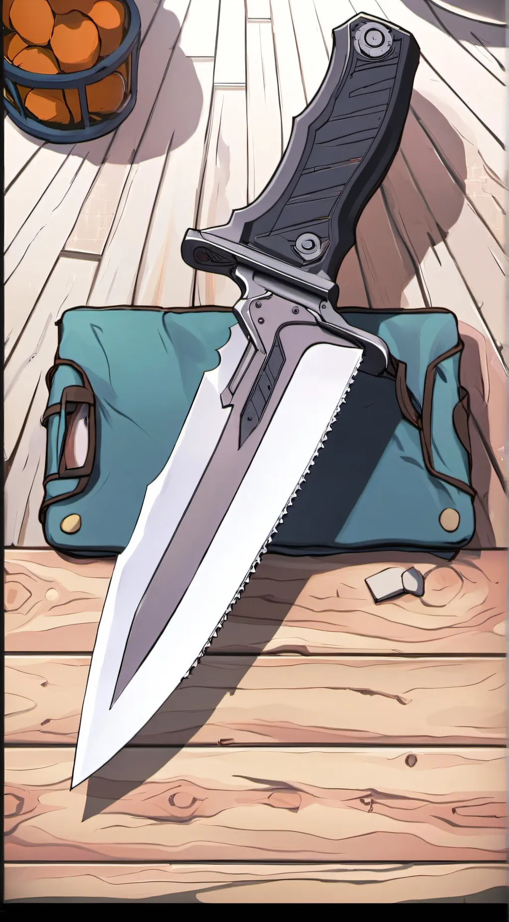 ai character: knife background