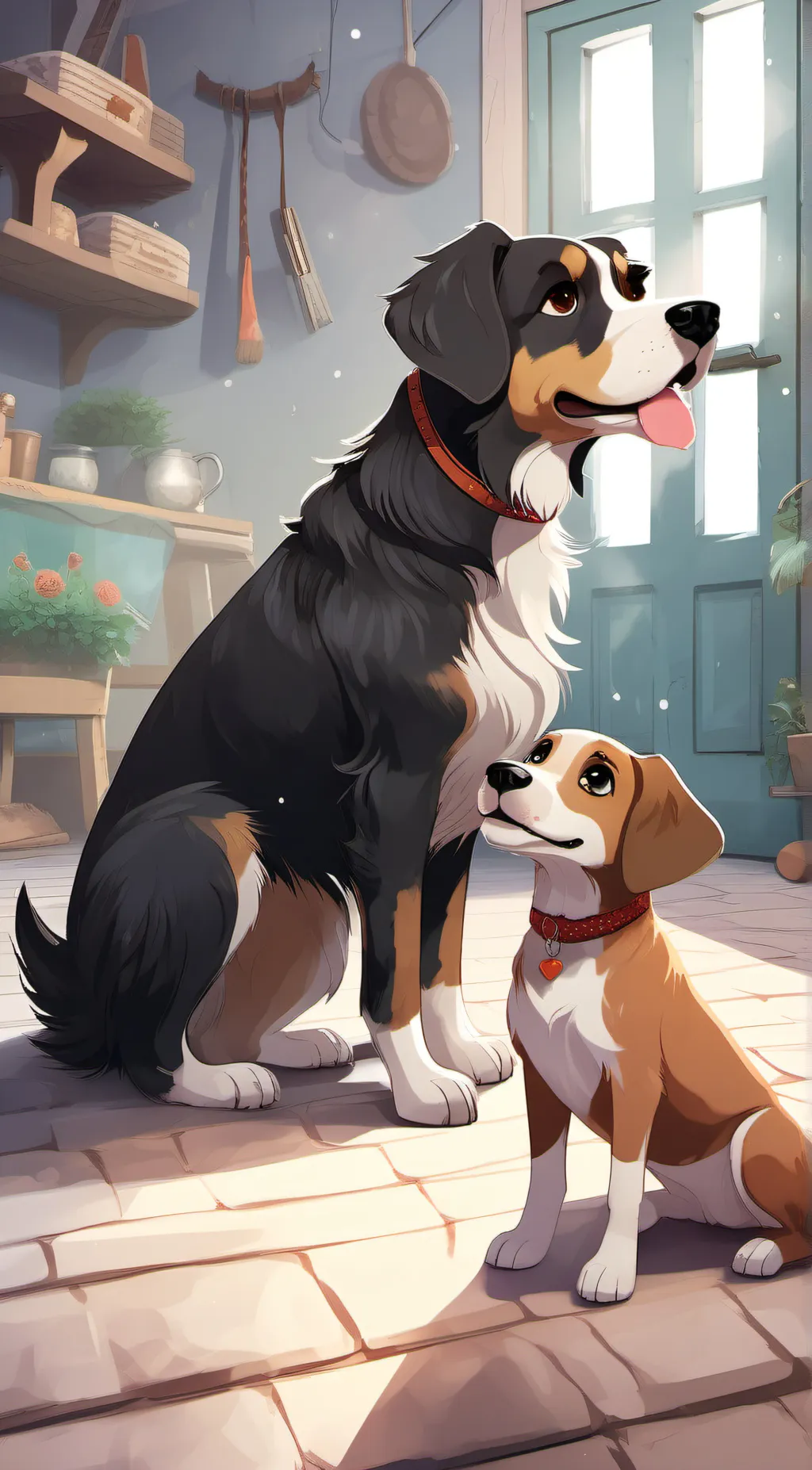 ai character: bella and rose background