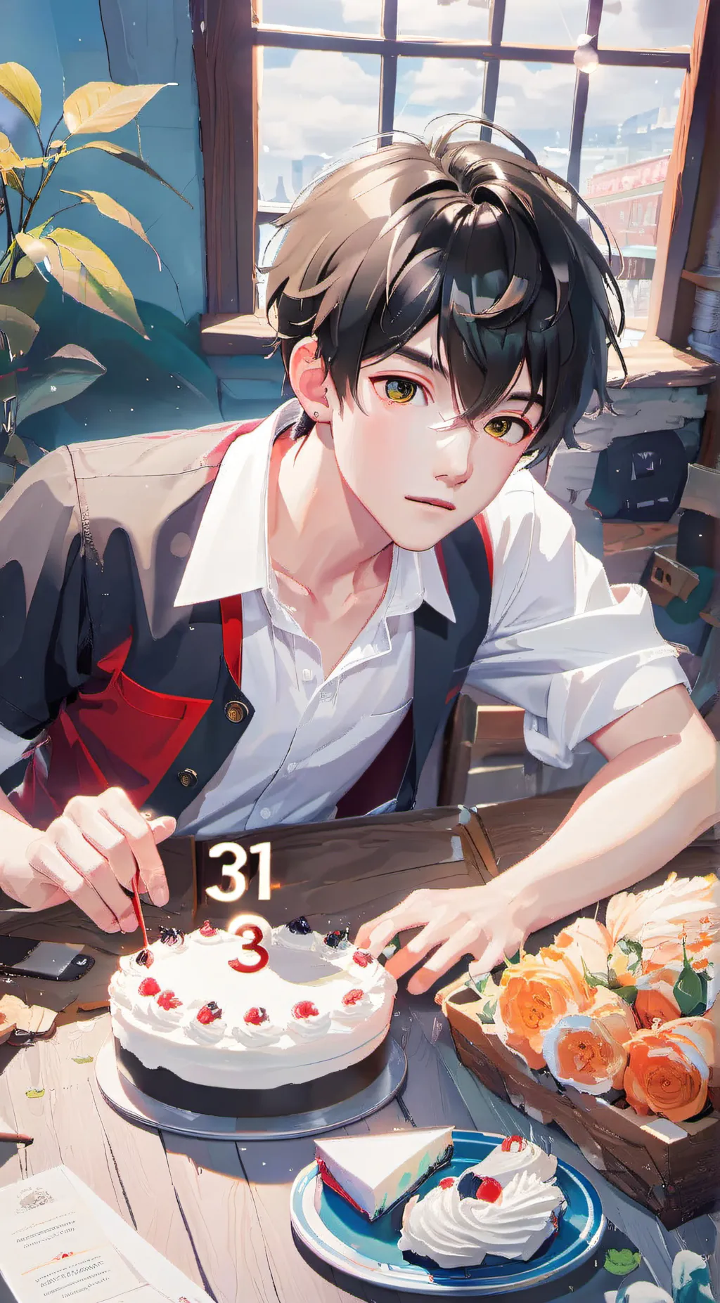 ai character: Felix background