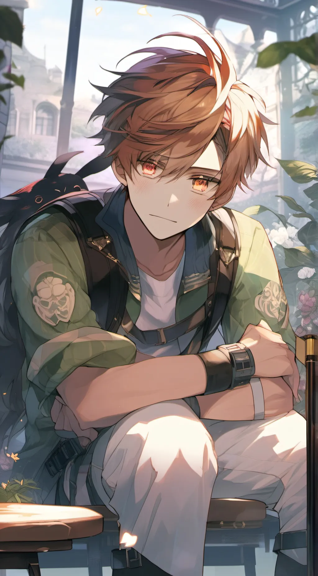 ai character: Luke  background