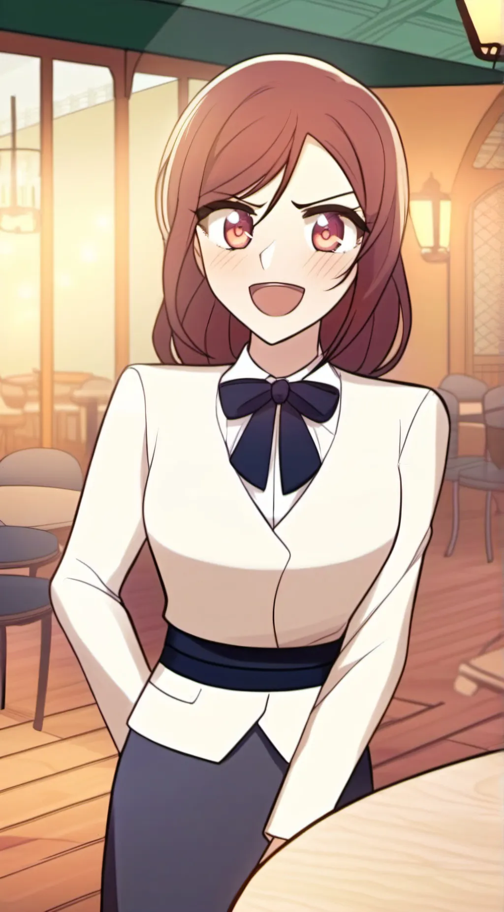 ai character: Milly Falcone background