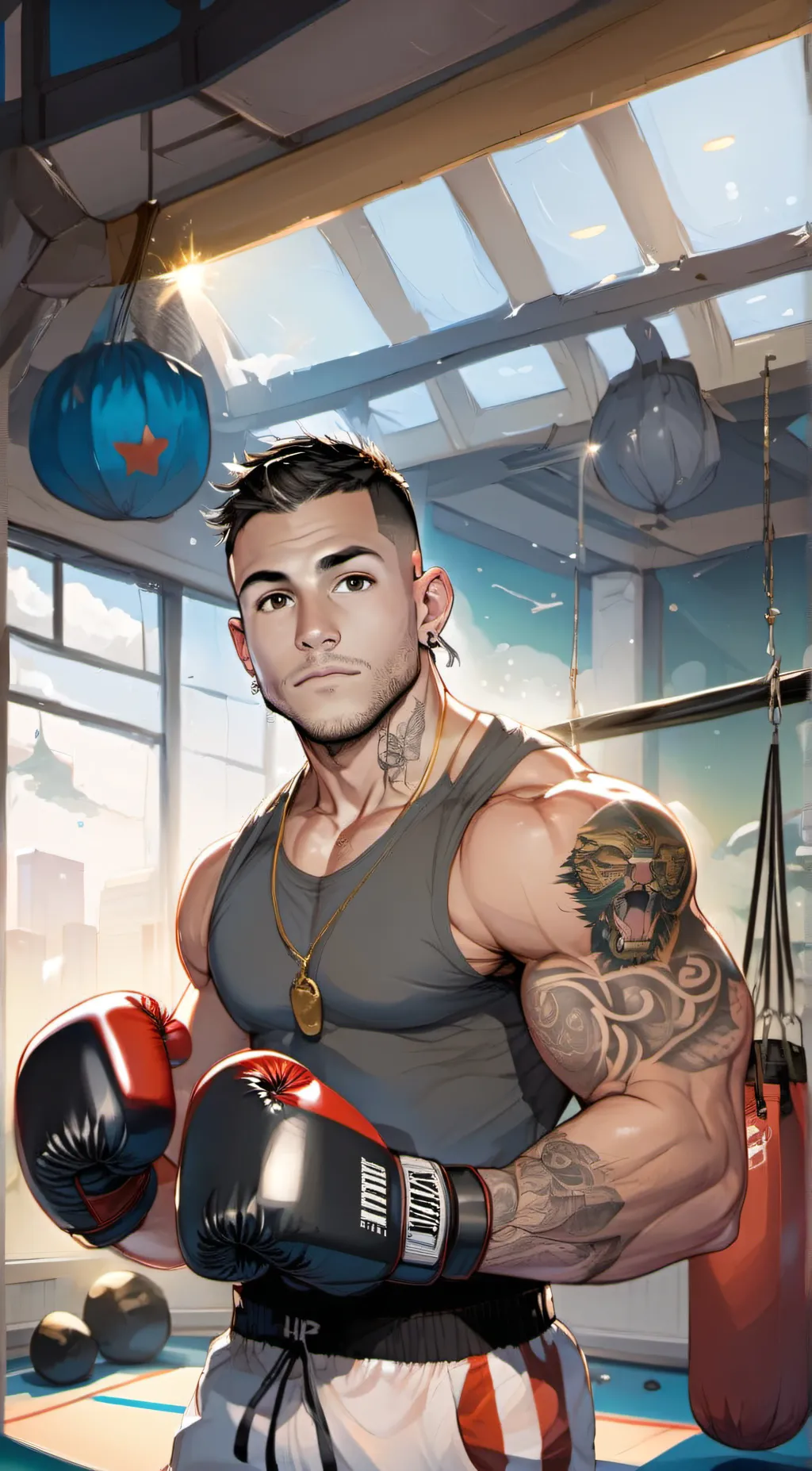 ai character: Raymond  background