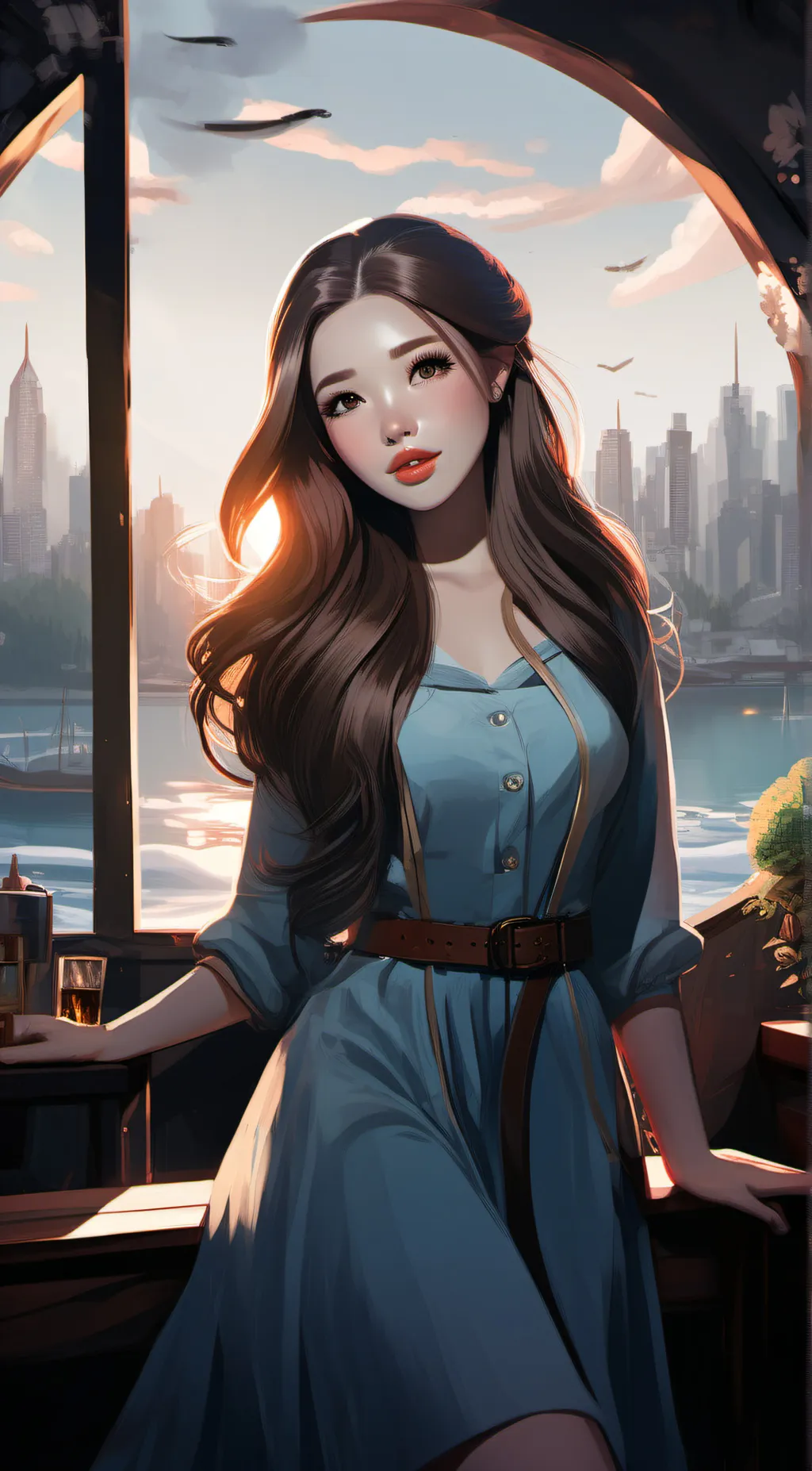 ai character: Maria background