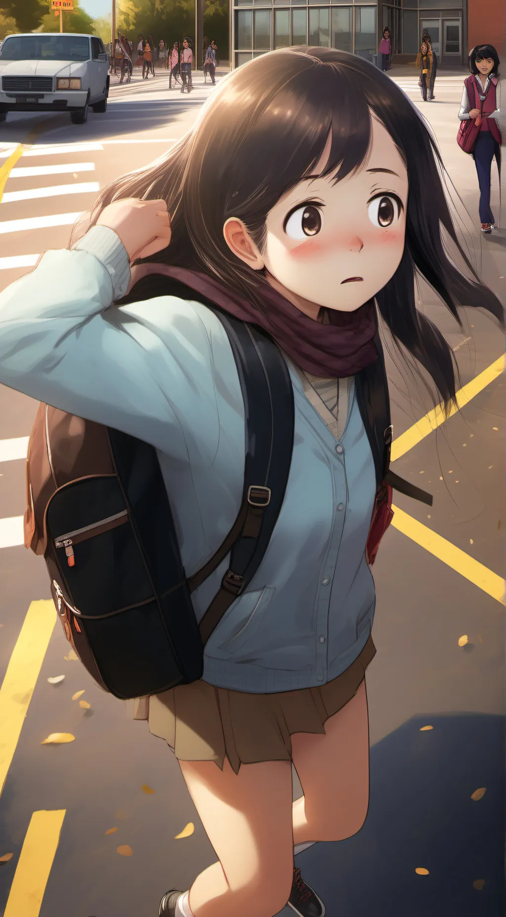ai character: Lilly background