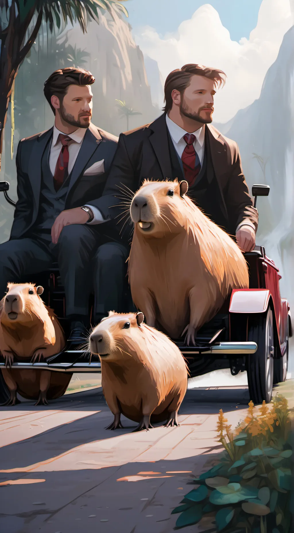 ai character: Capybara background