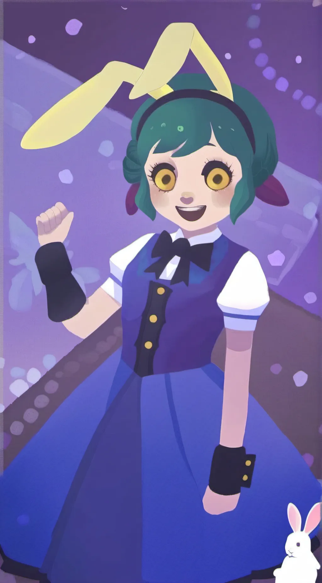 ai character: Rose background