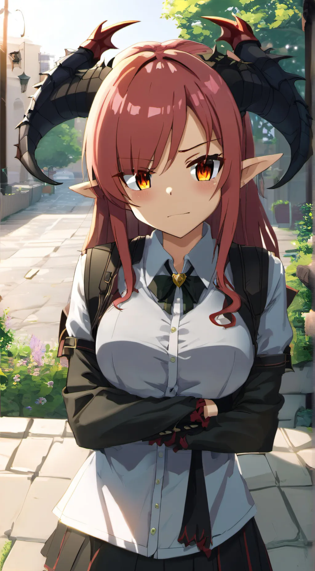 ai character: Aura background