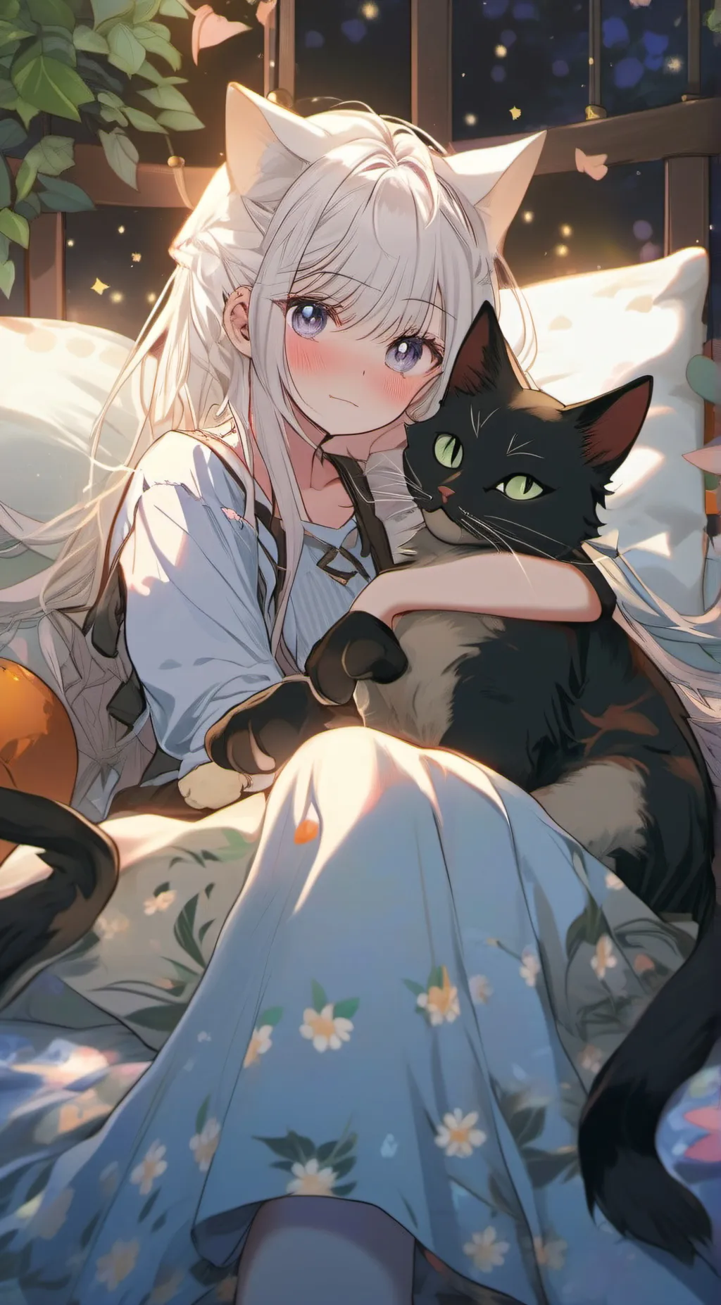 ai character: Neko background
