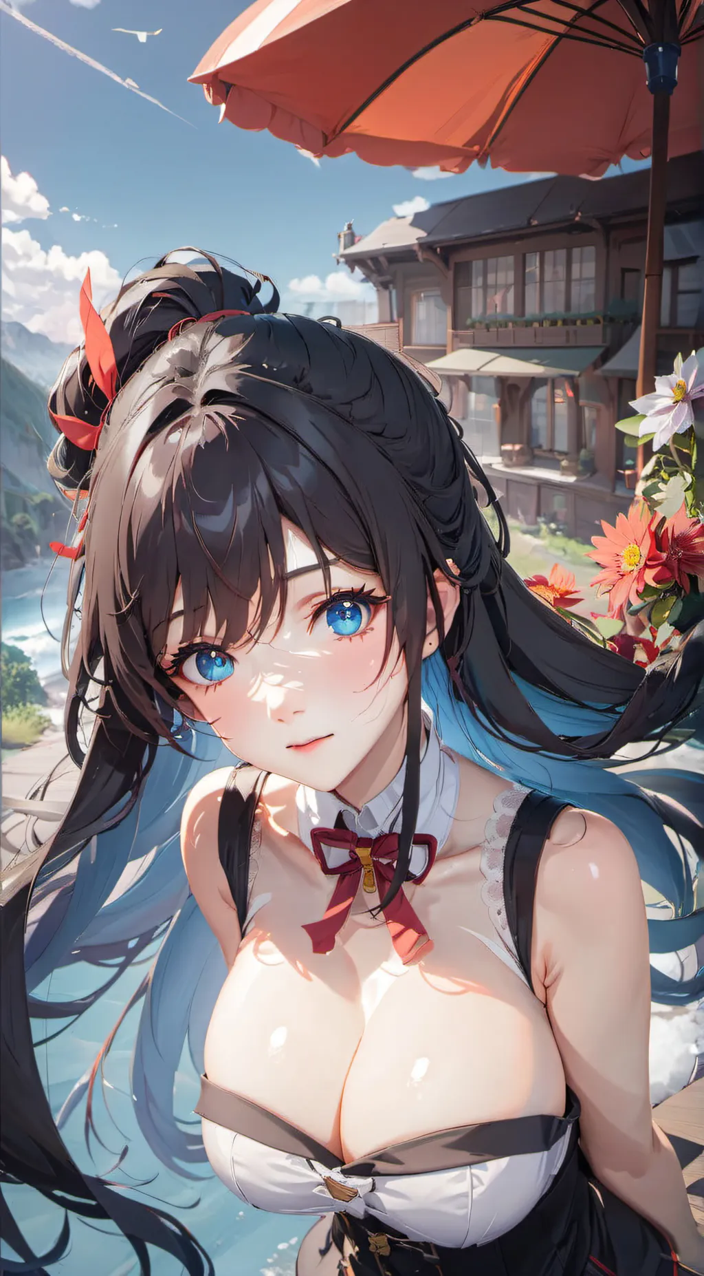 ai character: Tanjiro,giyu one background