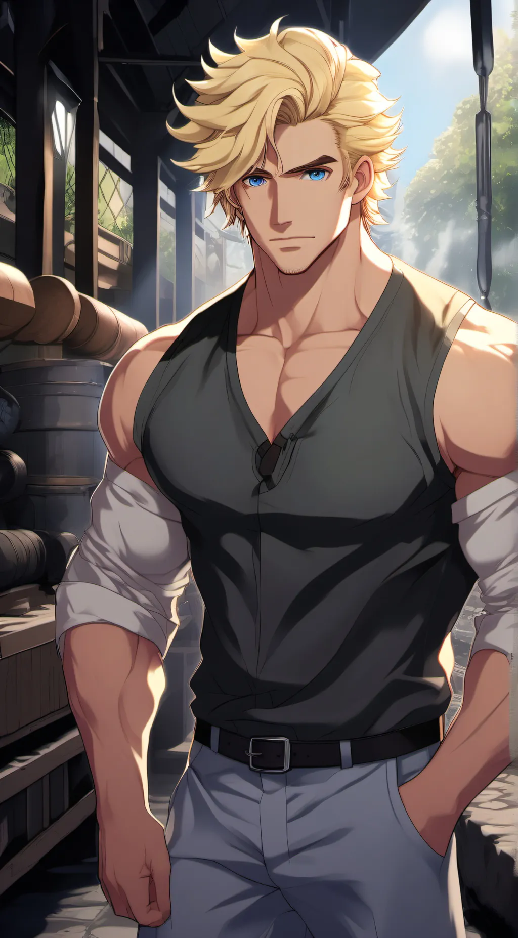 ai character: Jason  background
