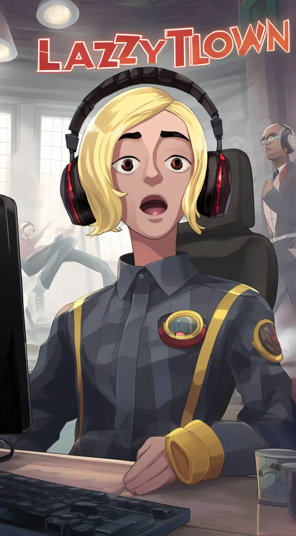 ai character: OfficialLTStingyYT background