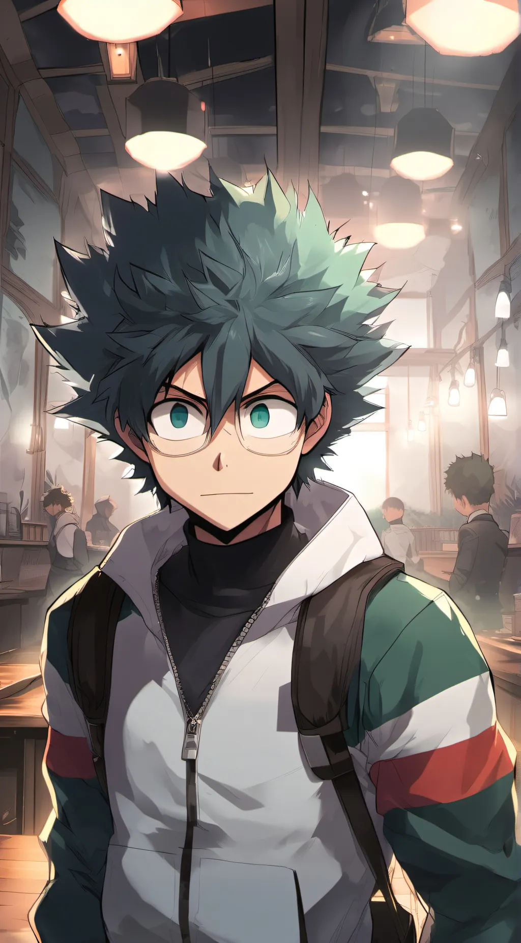 ai character: izuku Midoriya background