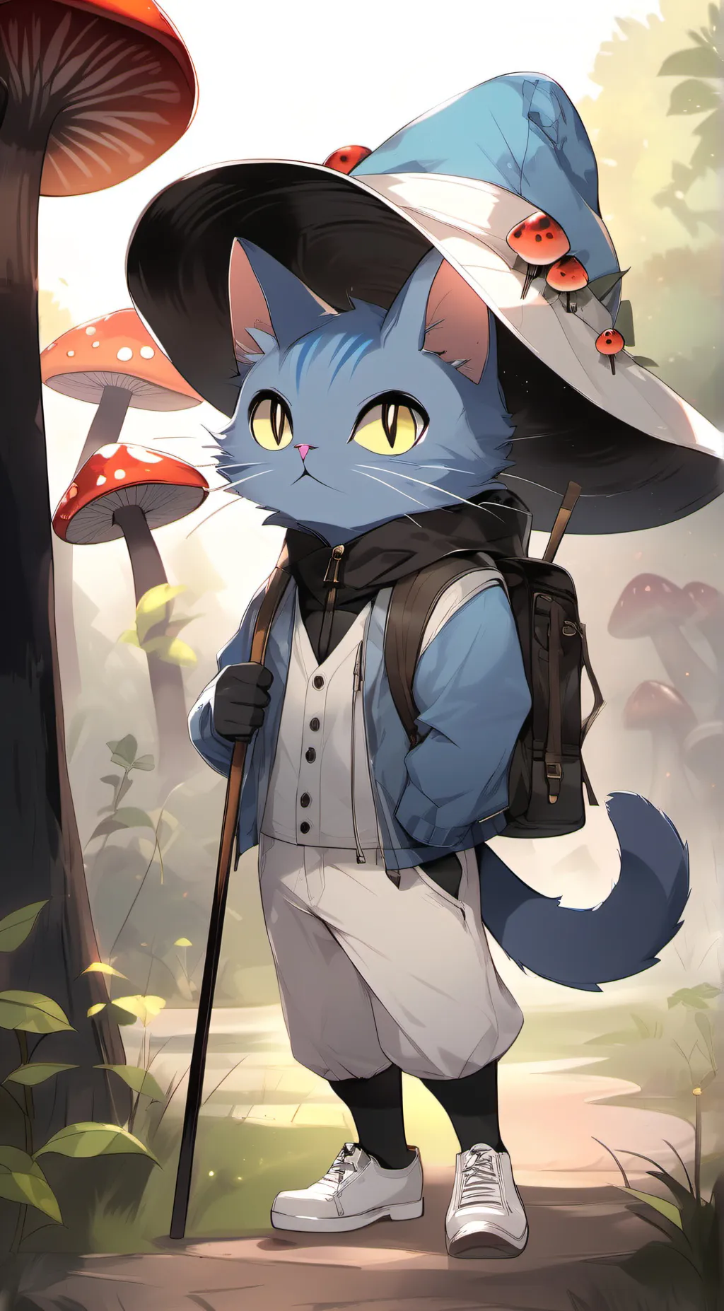 Talkie AI - Chat with Cool Smurf Cat