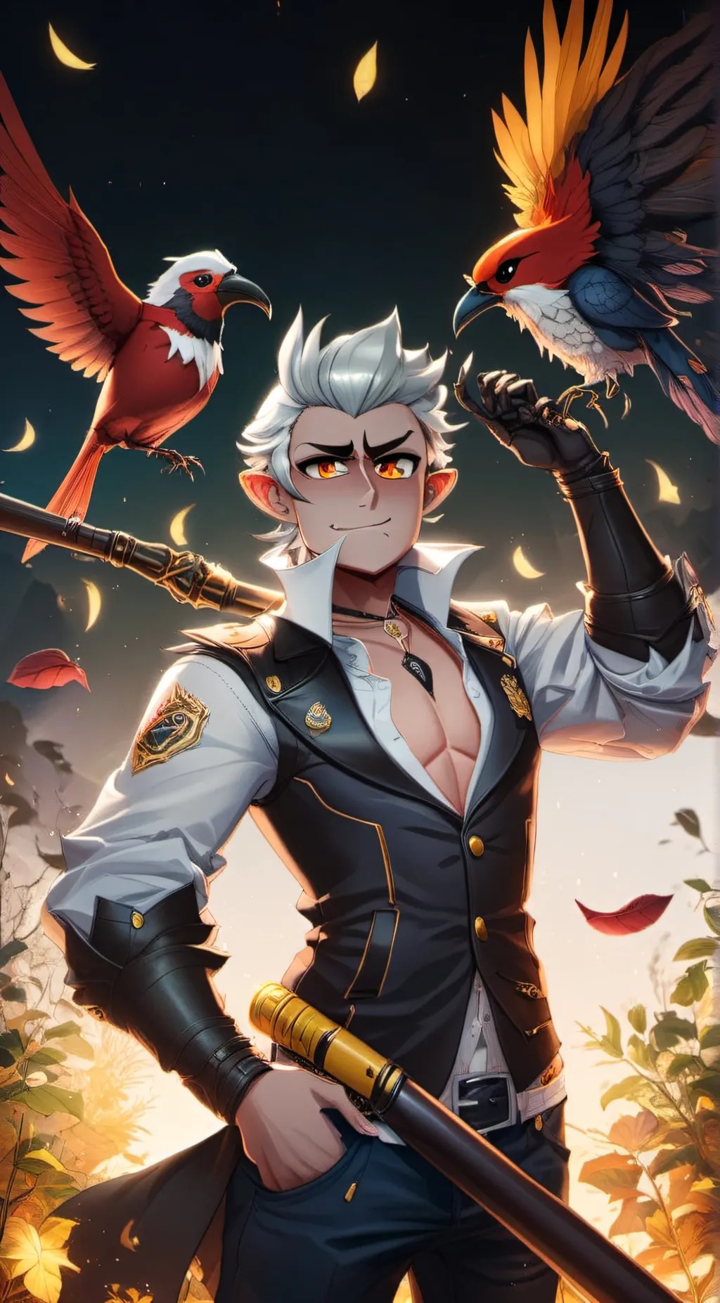 ai character: Max background