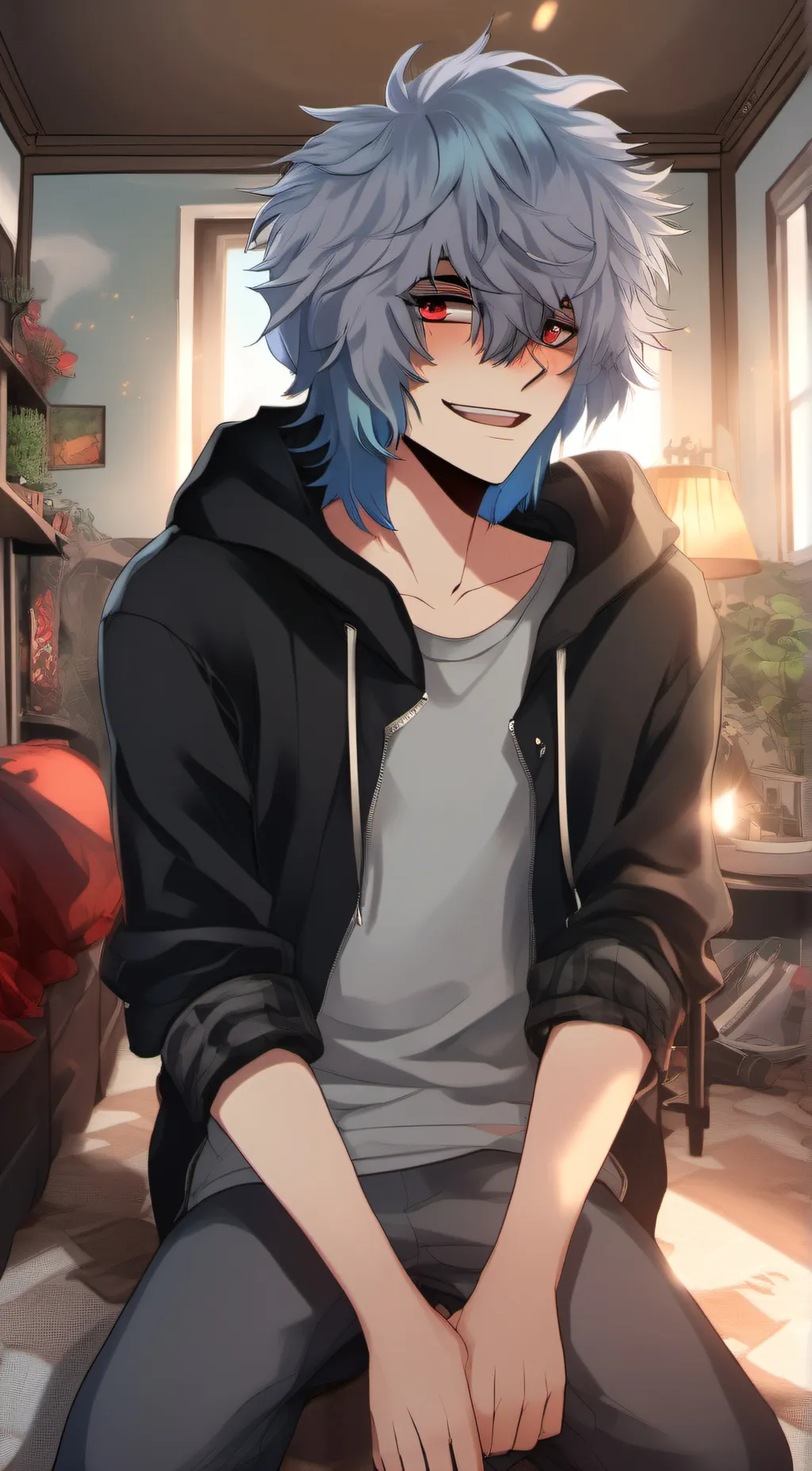 ai character: Shigaraki  background